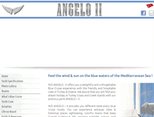 Tablet Screenshot of angeloyachting.com